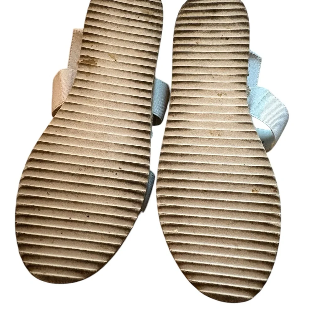 Madden Girl Womens Sandals Strap White Brown 7.5M - Picture 4 of 7